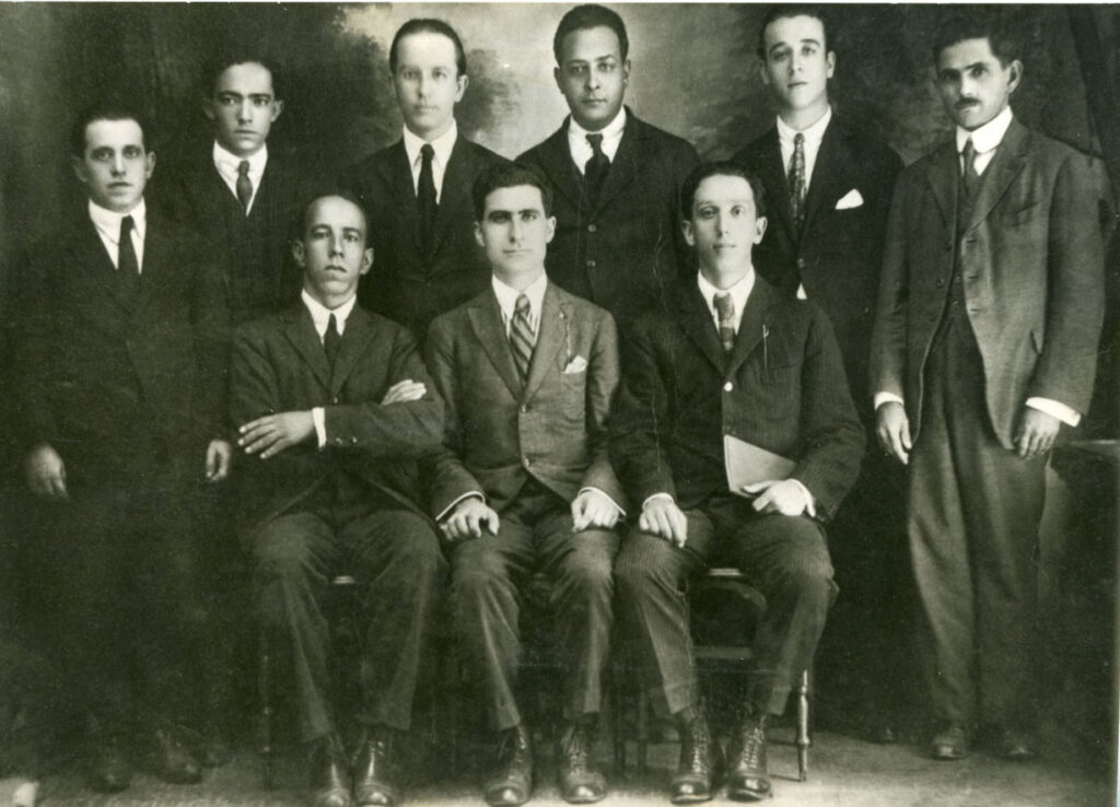 Os fundadores do PCB, Niterói, 5 de março de 1922 [Acervo Iconographia]