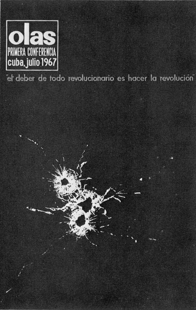 Cartaz da Organização Latinoamericana de Solidariedade, 1967 [Acervo Iconographia]