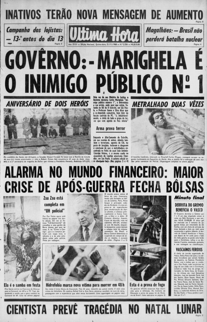 Marighella, inimigo público nº 1, UH, RJ, 21.11.1968 [Arquivo Público do Estado de São Paulo]